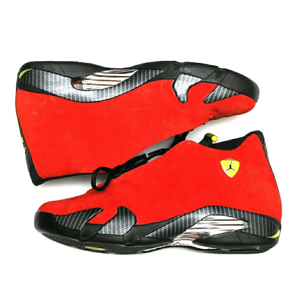 Red Ferrari Jordan 14s